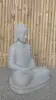  Product image 2 of the product “Seated Buddha made of Riverstone in Dhyana position - gesture of meditation, 62cm height, natural ”